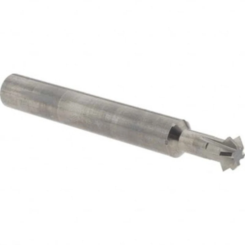 Accupro 5/16 5/16 Cut Diam, 1/8 Cut Width, 5/16 Shank, Solid Carbide Double-Angle Cutter Uncoated, 6 Teeth, 2-1/2 OAL...